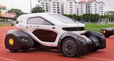Singapur: universitarios 'imprimieron' un auto eléctrico