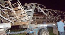 Fuerte choque de camiones sobre Ruta Nacional 11