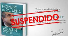 SUSPENDIDA LA PRESENTACION DEL LIBRO DE AGUSTIN ROSSI