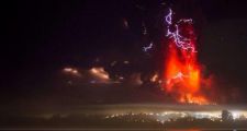 El volcán Calbuco hizo erupción