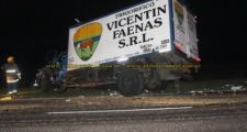 Ruta 11-Arroyo Ceibal: choque entre camiones con un fallecido