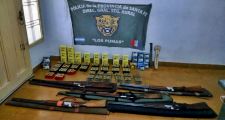 Secuestro de 5 armas semiautomáticas y 450 cartuchos