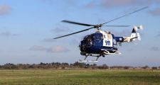 Después de una semana el Ministro de Seguridad Lamberto envía un helicóptero para la búsqueda del jóven