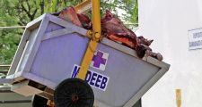 Secuestro de 1500 kgs. de carne clandestina de dudosa procedencia .