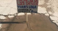 Ahora el bache se transformó en el