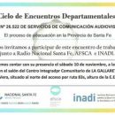 ENCUENTRO SOBRE LA LEY DE MEDIOS EN GALLARETA