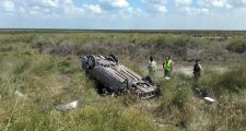 Vuelco en la ruta 98