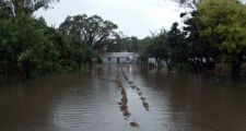 Difícil situación por inundaciones en Alejandra