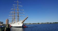 La Fragata Libertad arribó al puerto de Norfolk, en Estados Unidos