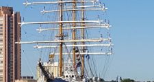 La Fragata Libertad arribó al puerto de Norfolk, en Estados Unidos