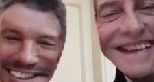 En medio del tarifazo,despidos,bolsos en el convento,Macri y Tinelli juegan con Snapchat